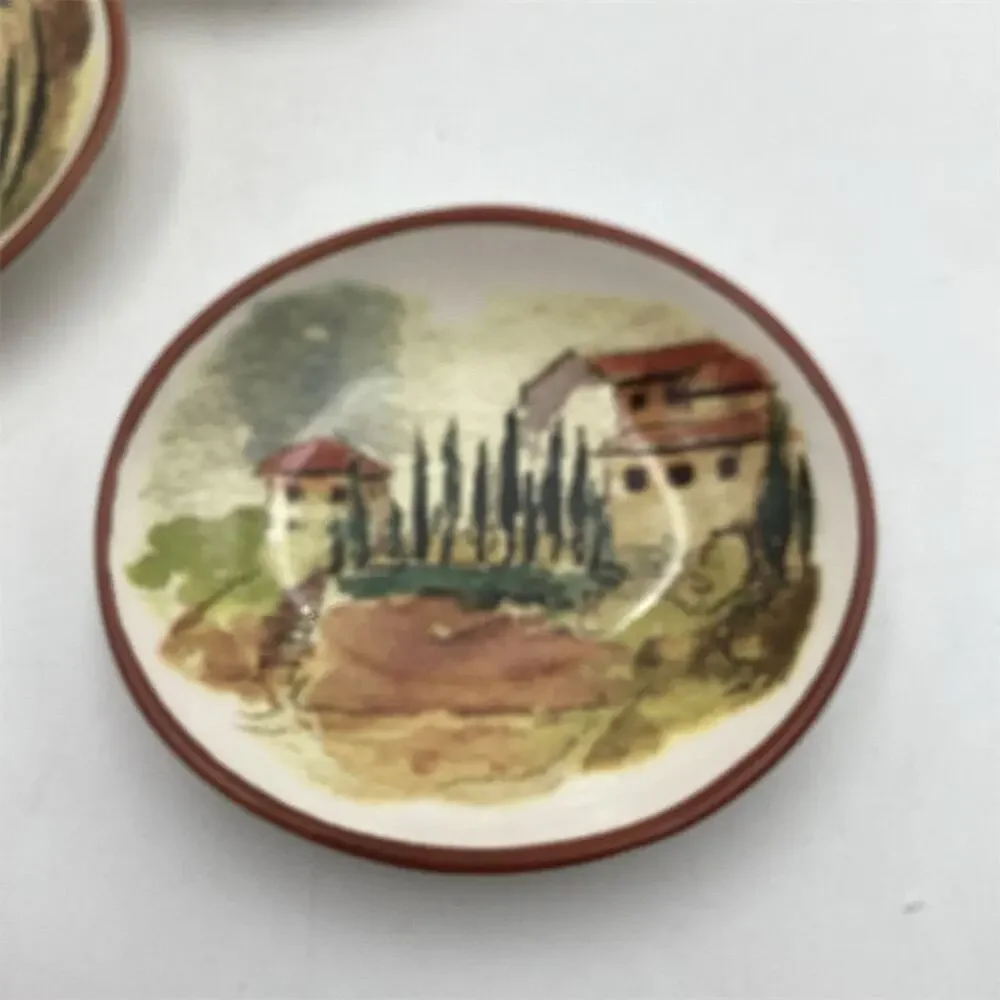 Williams Sonoma Tuscan Landscape Dipping Bowls Set of‎ 3 Multicolor
